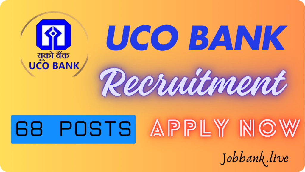 UCO Bank Recruitment of Specialist Officers 2025-26