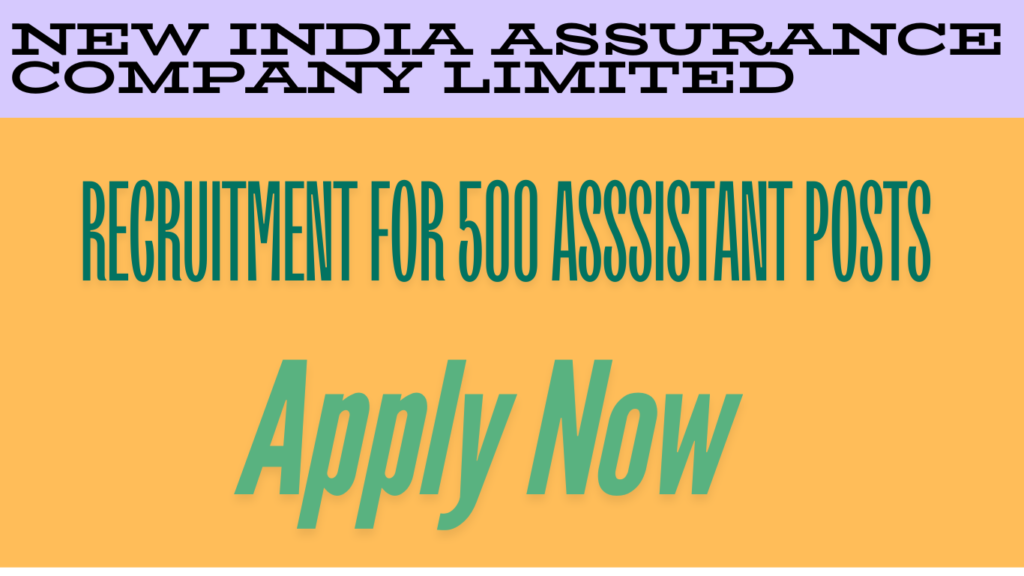 NIACL Assistant Recruitment 2024