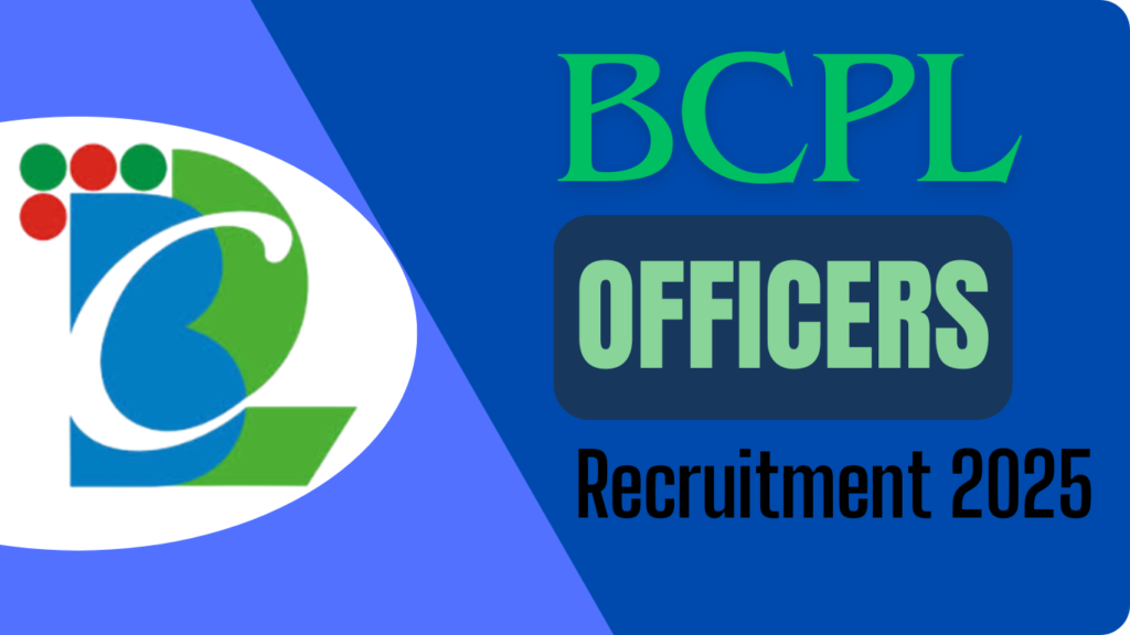 BCPL Officers Recruitment 2025