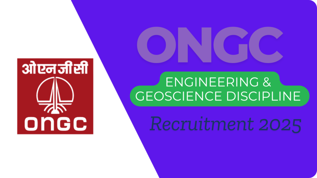 ONGC Recruitment 2025 