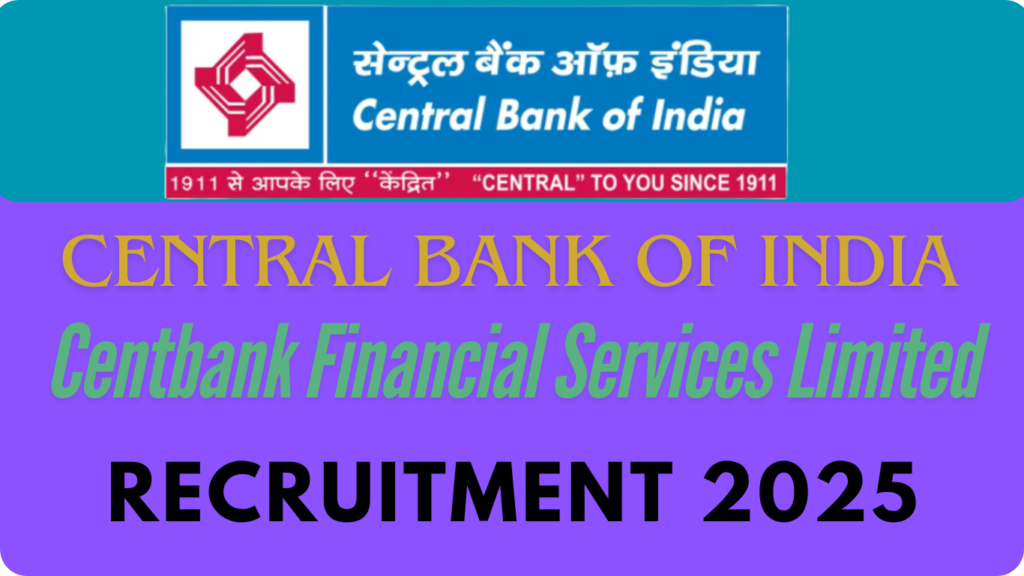 CBI CFS Recruitment 2025