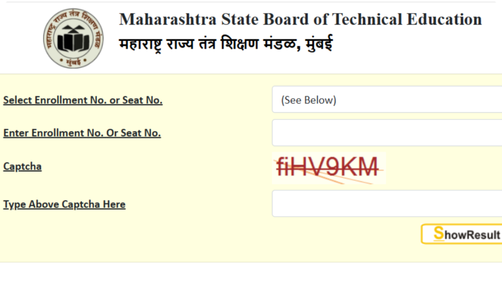 MSBTE Winter Result 2025