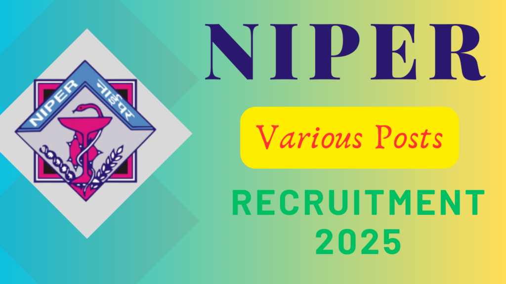 NIPER Ahmedabad Recruitment