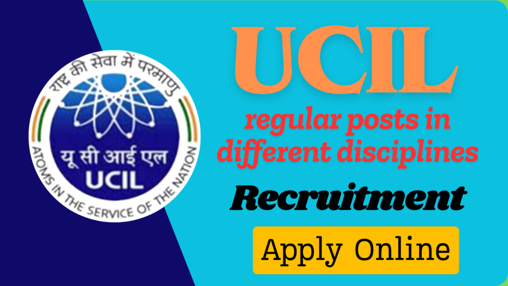 Uranium Corporation of India Ltd. Recruitment 2025