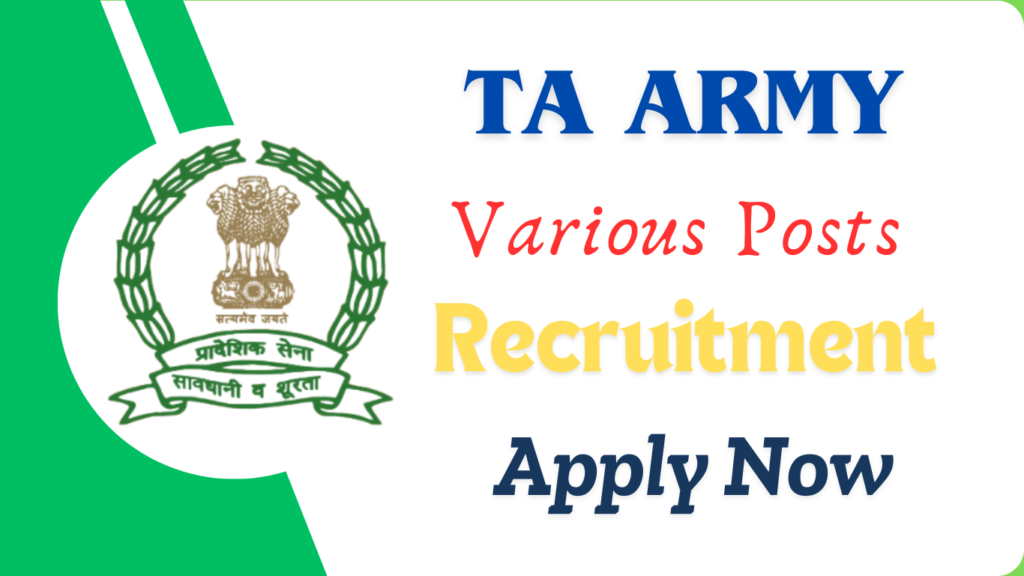 Territorial Army Recruitment 2025