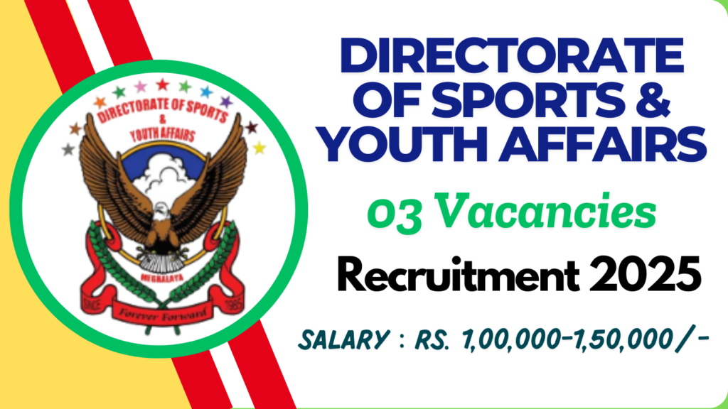 Directorate of Sports Youth Affairs Recruitment 2025